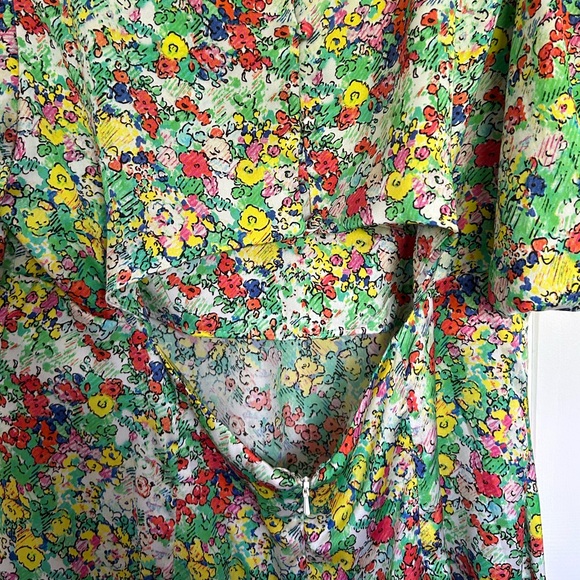 Topshop mini floral stretchy tea dress NWT - Picture 7 of 7